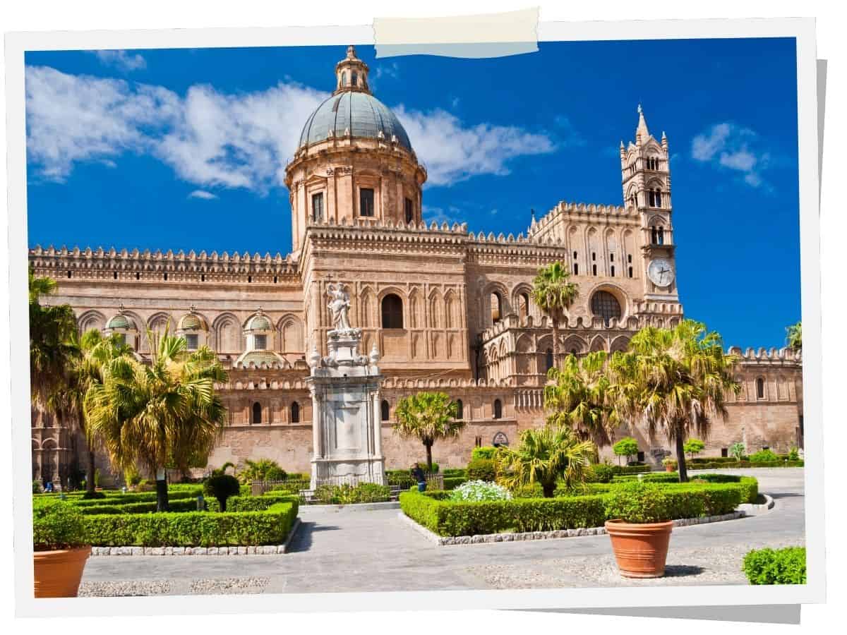 Die Kathedrale von Palermo mit ihren arabisch-normannischen und gotischen Elementen