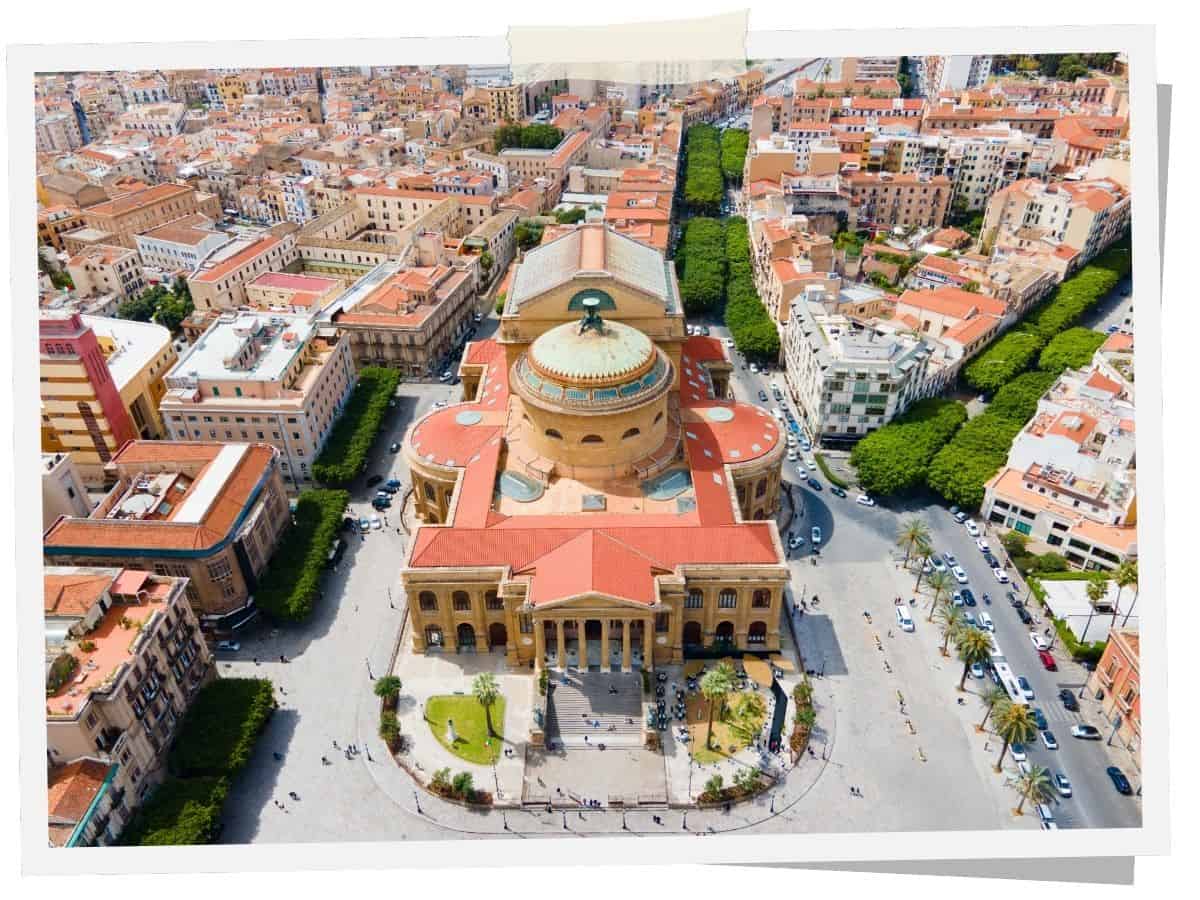 Teatro Massimo in Palermo, eines der größten Opernhäuser Europas